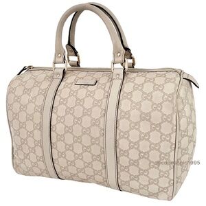 Gucci Joy Guccissima Boston medium Speedy leather ivory off White vintage